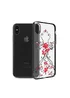 Чохол зі стразами SWAROVSKI "Kingxbar" пластиковий для iPhone X / XS Flower dress чорний