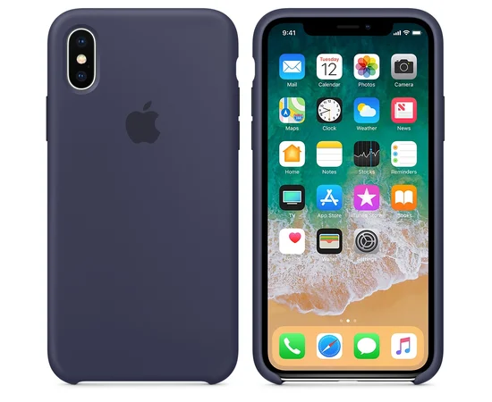 Чехол "Apple" Silicone Case для iPhone XS Max Midnight Blue (HC)