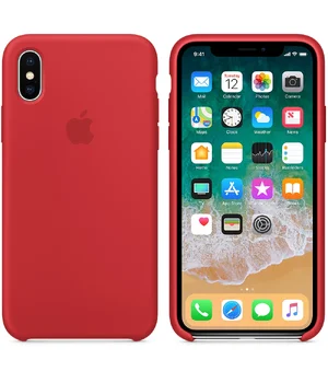Чехол "Apple" Silicone Case для iPhone X/XS Red (HC)