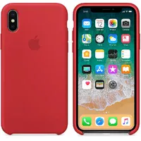 Чехол "Apple" Silicone Case для iPhone X/XS Red (HC)