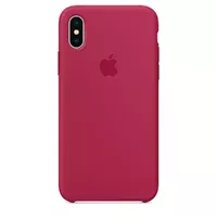 Чехол "Apple" Silicone Case для iPhone X/XS Rose Red (HC)