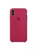 Чехол "Apple" Silicone Case для iPhone X/XS Rose Red (HC)