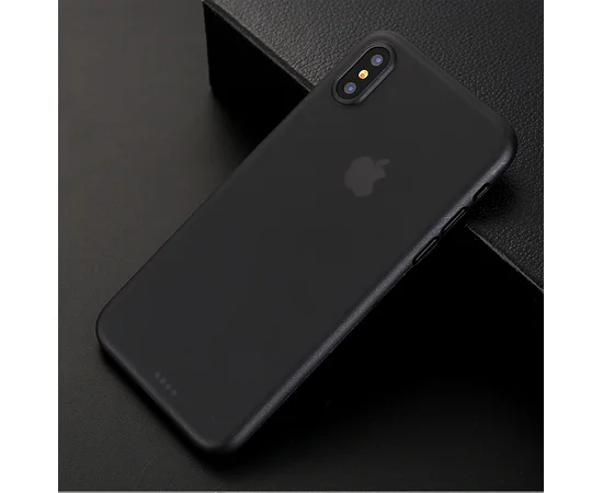 Ультратонкий чехол "Ultrathin 0.3mm" черный для iPhone X/XS