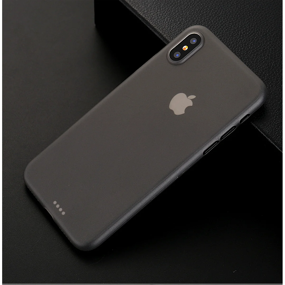 Ультратонкий чохол "Ultrathin 0.3mm" сірий для iPhone X / XS