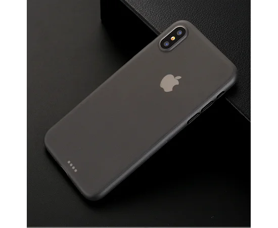 Ультратонкий чехол "Ultrathin 0.3mm" серый для iPhone X/XS