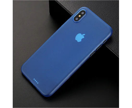 Ультратонкий чохол "Ultrathin 0.3mm" синій для iPhone X/XS