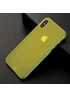 Ультратонкий чехол "Ultrathin 0.3mm" желтый для iPhone X/XS