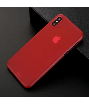 Ультратонкий чохол "Ultrathin 0.3mm" червоний для iPhone X/XS