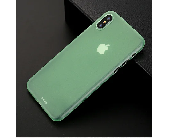 Ультратонкий чохол "Ultrathin 0.3mm" зелений для iPhone X/XS