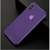 Ультратонкий чехол "Ultrathin 0.3mm" фиолетовый для iPhone X/XS