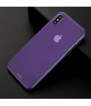 Ультратонкий чехол "Ultrathin 0.3mm" фиолетовый для iPhone X/XS Ультратонкий чехол "Ultrathin 0.3mm" фиолетовый для iPhone X/XS