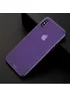 Ультратонкий чехол "Ultrathin 0.3mm" фиолетовый для iPhone X/XS