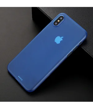 Ультратонкий чохол "Ultrathin 0.3mm" синій для iPhone X/XS