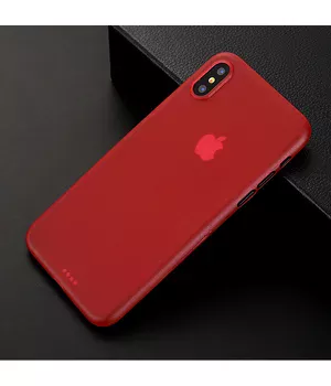 Ультратонкий чохол "Ultrathin 0.3mm" червоний для iPhone X/XS