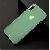 Ультратонкий чехол "Ultrathin 0.3mm" зеленый для iPhone X/XS