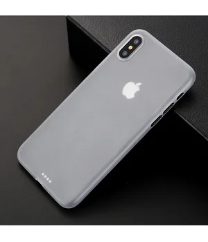 Ультратонкий чехол "Ultrathin 0.3mm" белый для iPhone X/XS