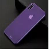 Ультратонкий чехол "Ultrathin 0.3mm" фиолетовый для iPhone X/XS