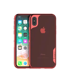 Чохол "iPaky" силіконовий для iPhone X / XS Plume червоний