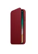 Кожаный чехол-книжка "Apple Leather Folio" Red (HC) для iPhone X/XS