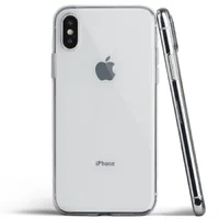 Ультратонкий силиконовый прозрачный чехол для iPhone X/XS