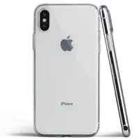 Ультратонкий силиконовый прозрачный чехол для iPhone X/XS