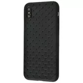 Силиконовый чехол "Scales" черный для iPhone X/XS