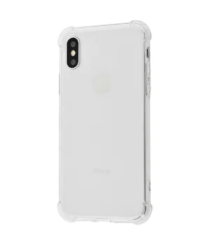 Силіконовий протиударний чохол "Shockproof" з блискітками для iPhone X/XS