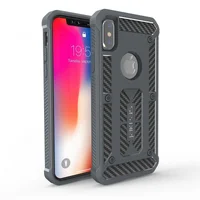 Противоударный силиконовый чехол "Jakpas" серый для iPhone X/XS