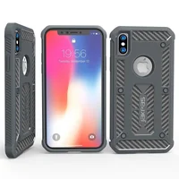 Противоударный силиконовый чехол "Jakpas" серый для iPhone X/XS