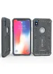 Противоударный силиконовый чехол "Jakpas" серый для iPhone X/XS