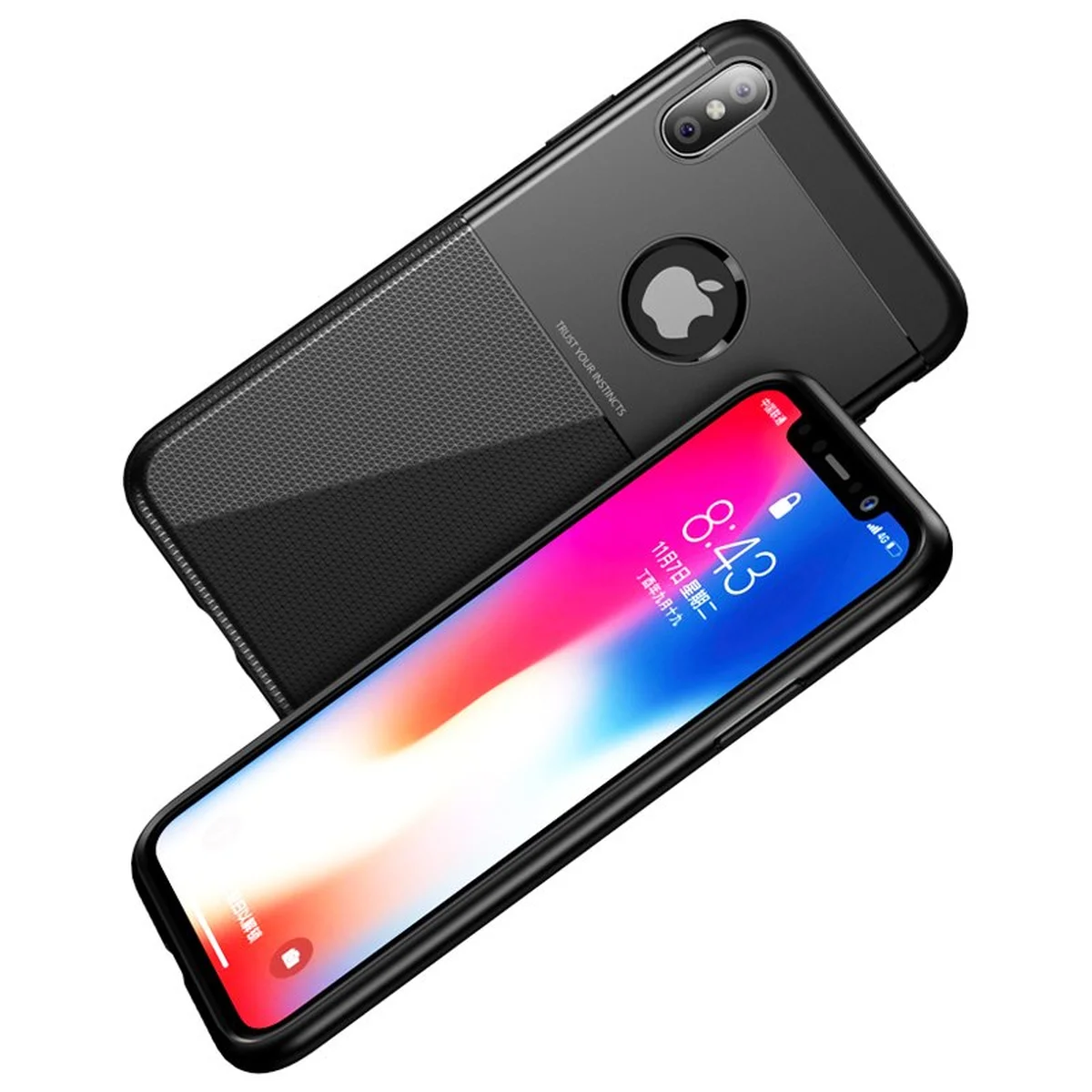 Протиударний чохол "iPaky" Shield чорний для iPhone XS Max
