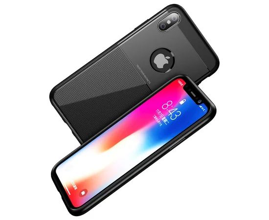 Противоударный чехол "iPaky" Shield черный для iPhone XS Max