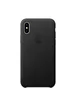 Кожаный чехол "Apple Leather Case" Black (HC) для iPhone X/XS