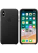 Кожаный чехол "Apple Leather Case" Black (HC) для iPhone X/XS