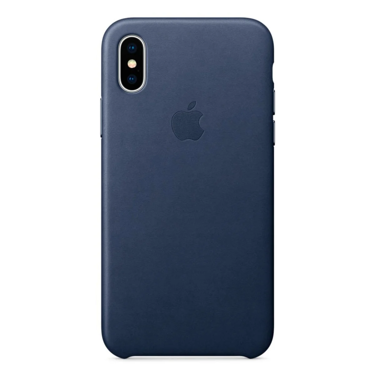 Кожаный чехол "Apple Leather Case" Midnight Blue (HC) для iPhone X/XS