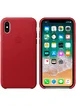 Кожаный чехол "Apple Leather Case" Red (HC) для iPhone X/XS