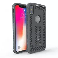 Протиударний силіконовий чохол "Jakpas" сірий для iPhone X/XS