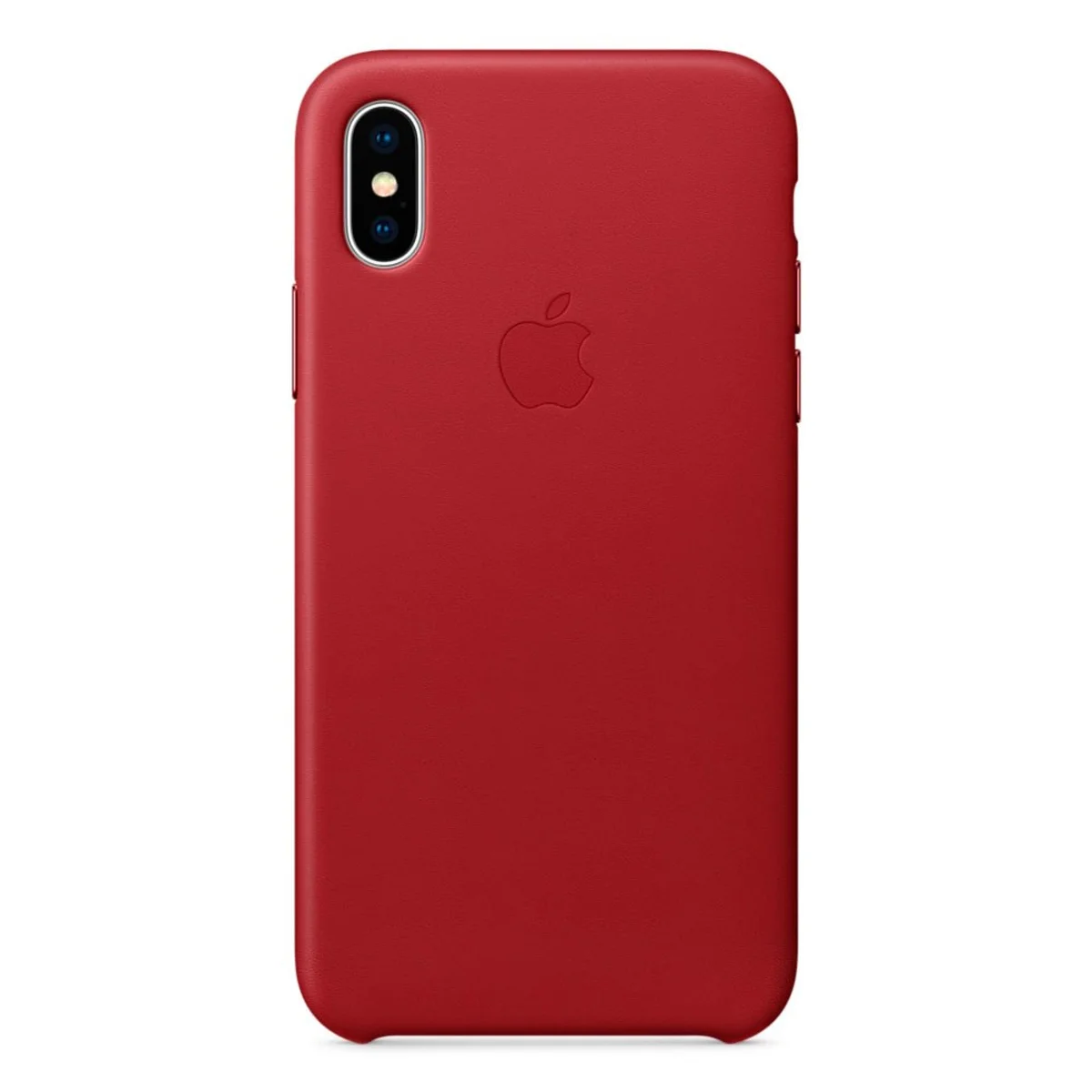 Кожаный чехол "Apple Leather Case" Red (HC) для iPhone X/XS