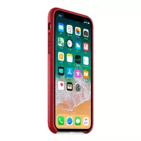 Кожаный чехол "Apple Leather Case" Red (HC) для iPhone X/XS