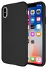 Силиконовый чехол "Matte texture" черный для iPhone XS Max