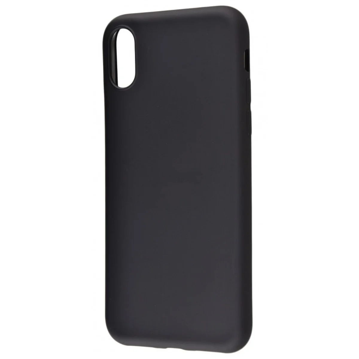 Чехол "Matt" силиконовый для iPhone XR черный