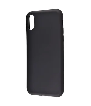 Чехол "Matt" силиконовый для iPhone XR черный