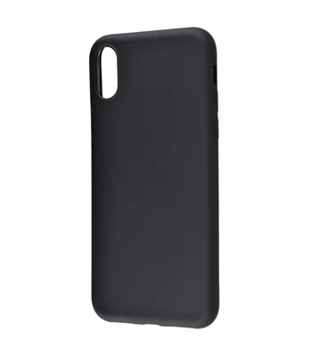 Чехол "Matt" силиконовый для iPhone XR черный