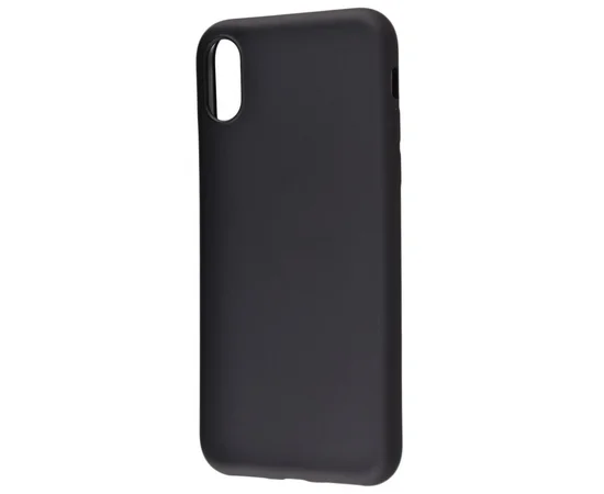 Чохол "Matt" силіконовий для iPhone XR чорний