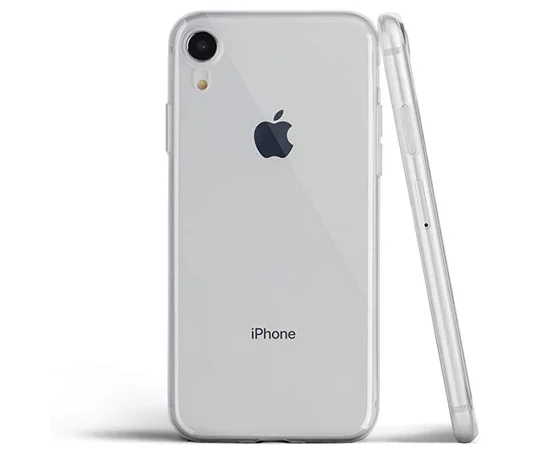 Силиконовый ультратонкий прозрачный чехол для iPhone XR