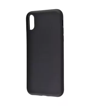 Чехол "Matt" силиконовый для iPhone XR черный