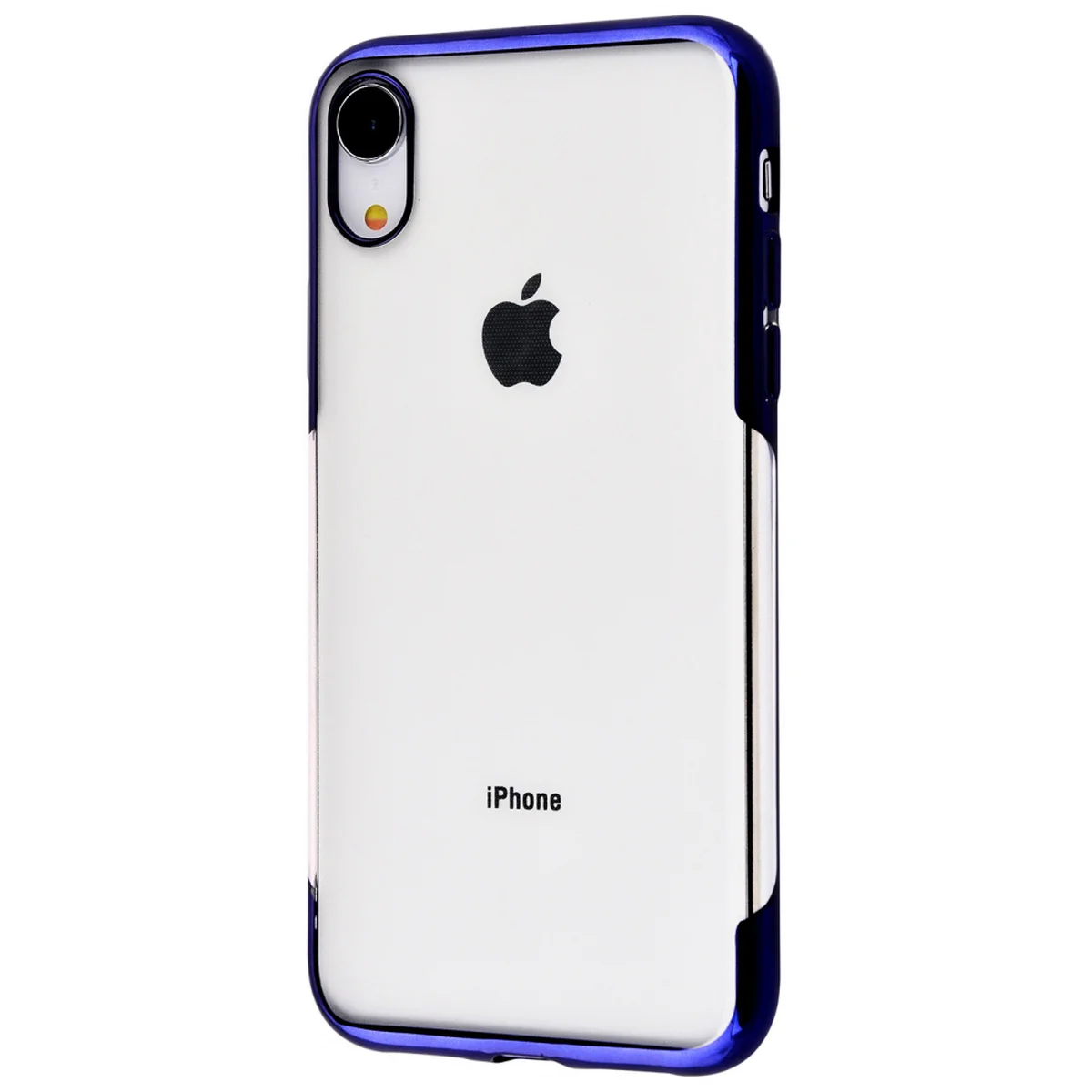 Силиконовый чехол "Shining" синий для iPhone XR