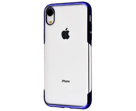 Силиконовый чехол "Shining" синий для iPhone XR
