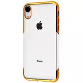 Силиконовый чехол "Shining" золотой для iPhone XR