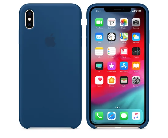 Чехол "Apple" Silicone Case для iPhone XS Max Ocean Blue (HC)
